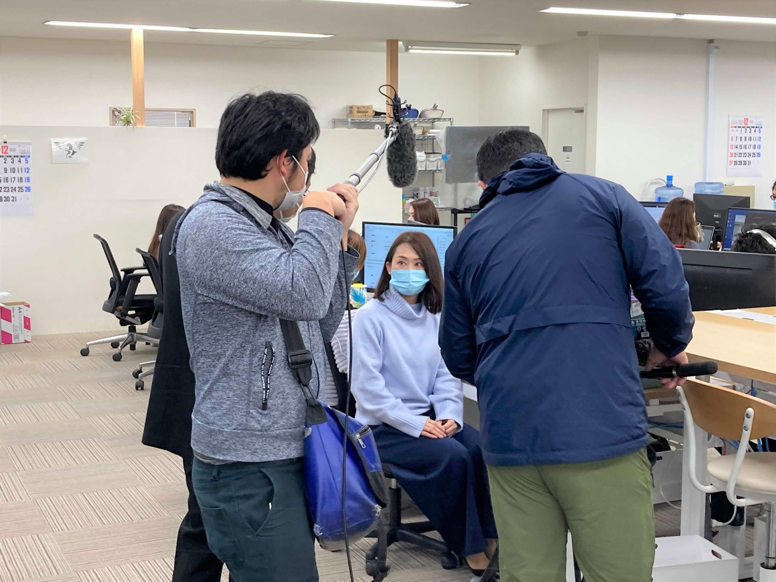 明日放送　RKB「タダイマ！」で取材をしていただきました！